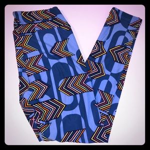 LulaRoe Os Leggings (A89) p&m